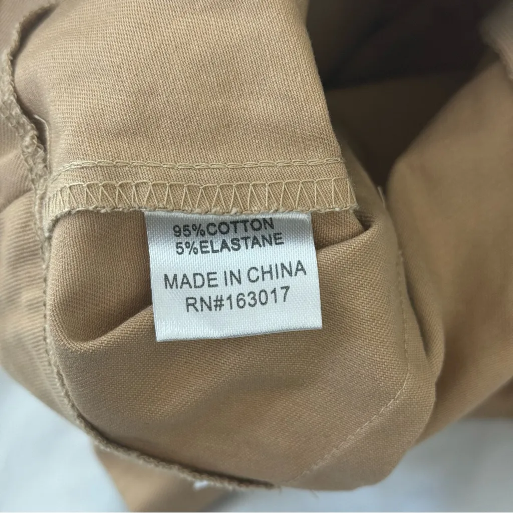 Princess Polly Carter Skort Beige Khaki Mini Skirt Asymmetrical Button Party 0 - Image 6