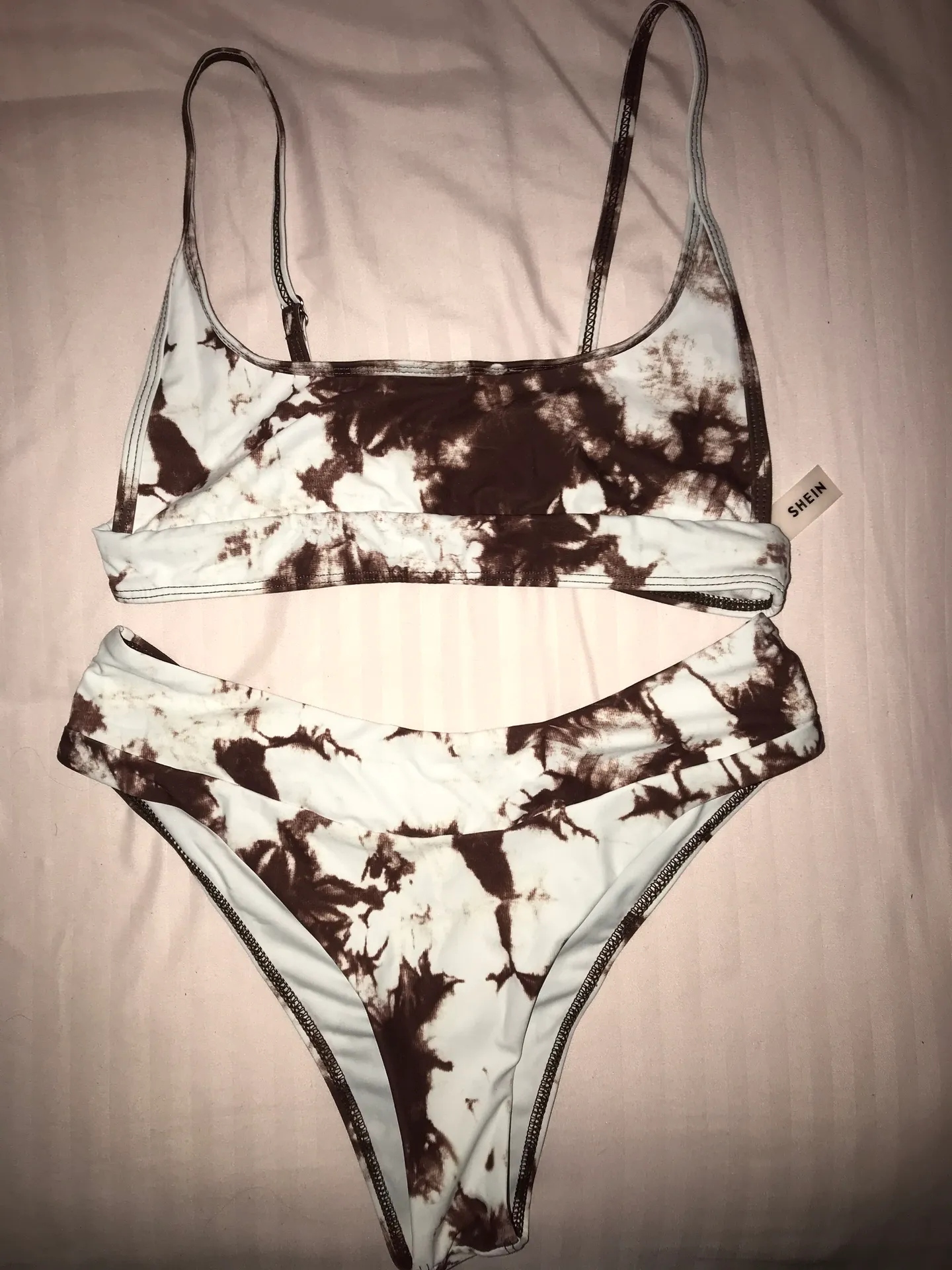 SheIn Tie Dye Bikini Set - Image 3