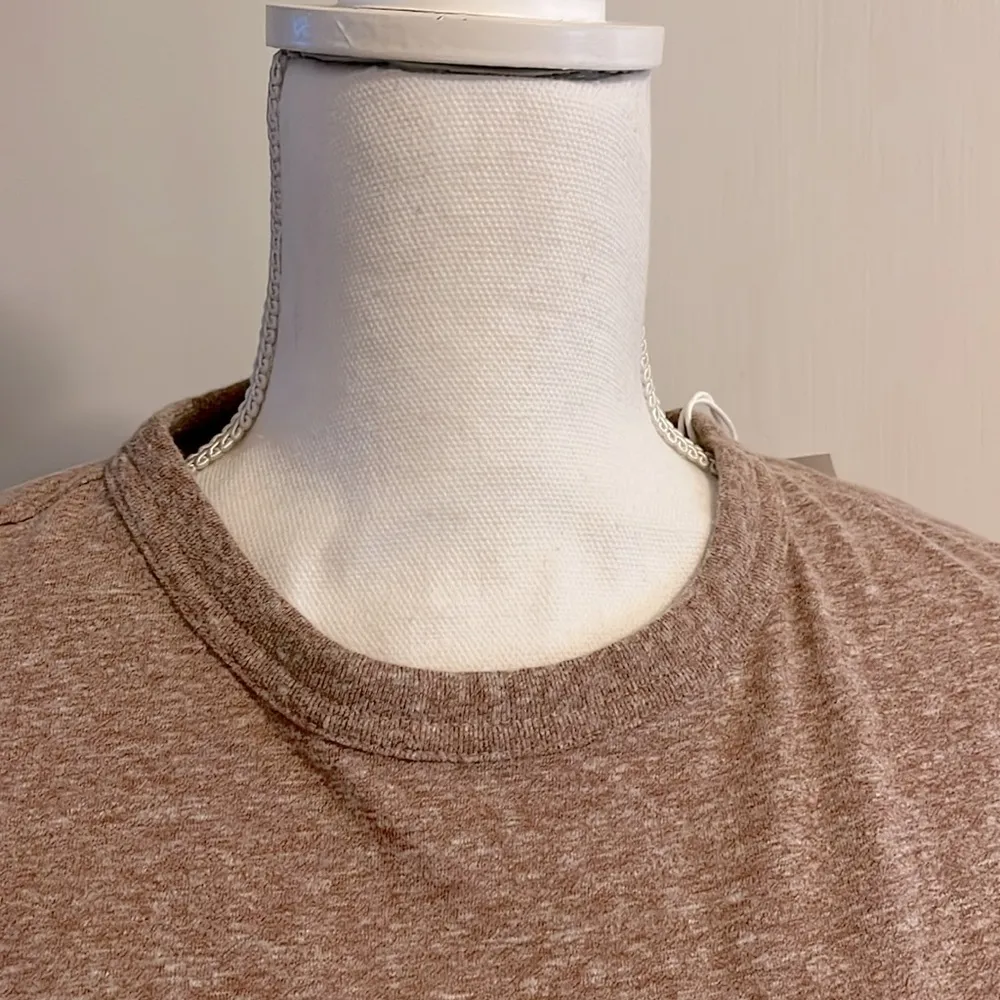 NWT Heathered Tee Tan Size M - Image 3