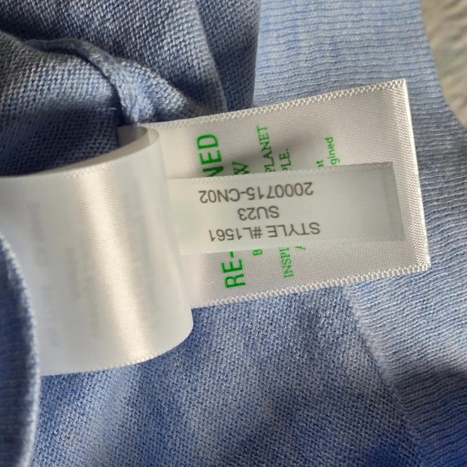 J. Crew Factory Cotton‎ Teddie sweater L NWT Blue Size L - Image 7