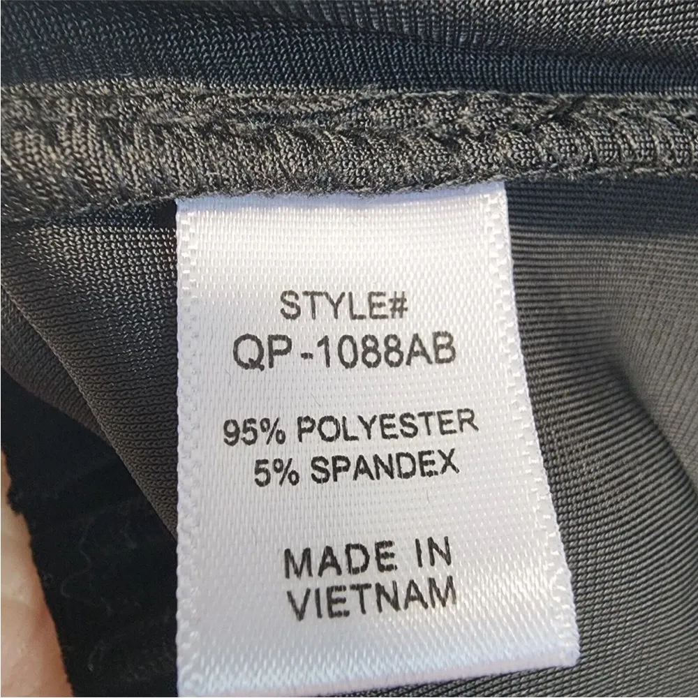 Wide Leg Elastic Waist Comfort Plus Pants Size 1X - Image 6