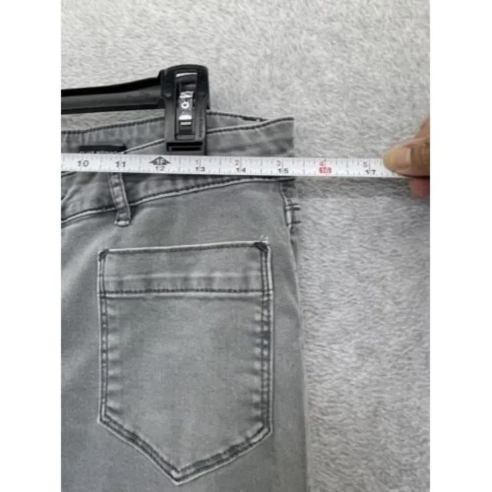 Club Monaco Women's Gray Denim Jeans Size 10 Cotton Blend Slim - Image 10