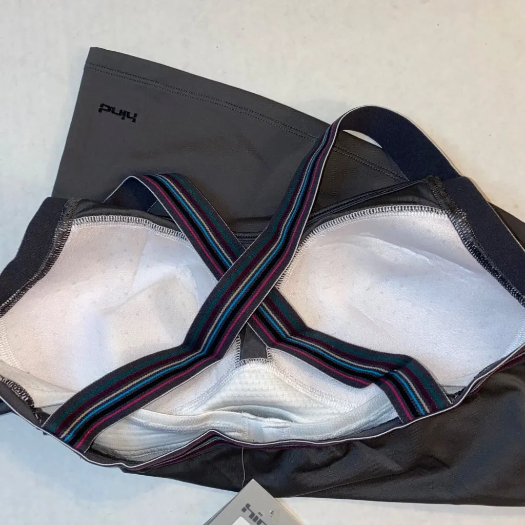 Hind‎ Womens Medium Gray Motion Sensor Top Tank Built in Bra 10326 - Image 8