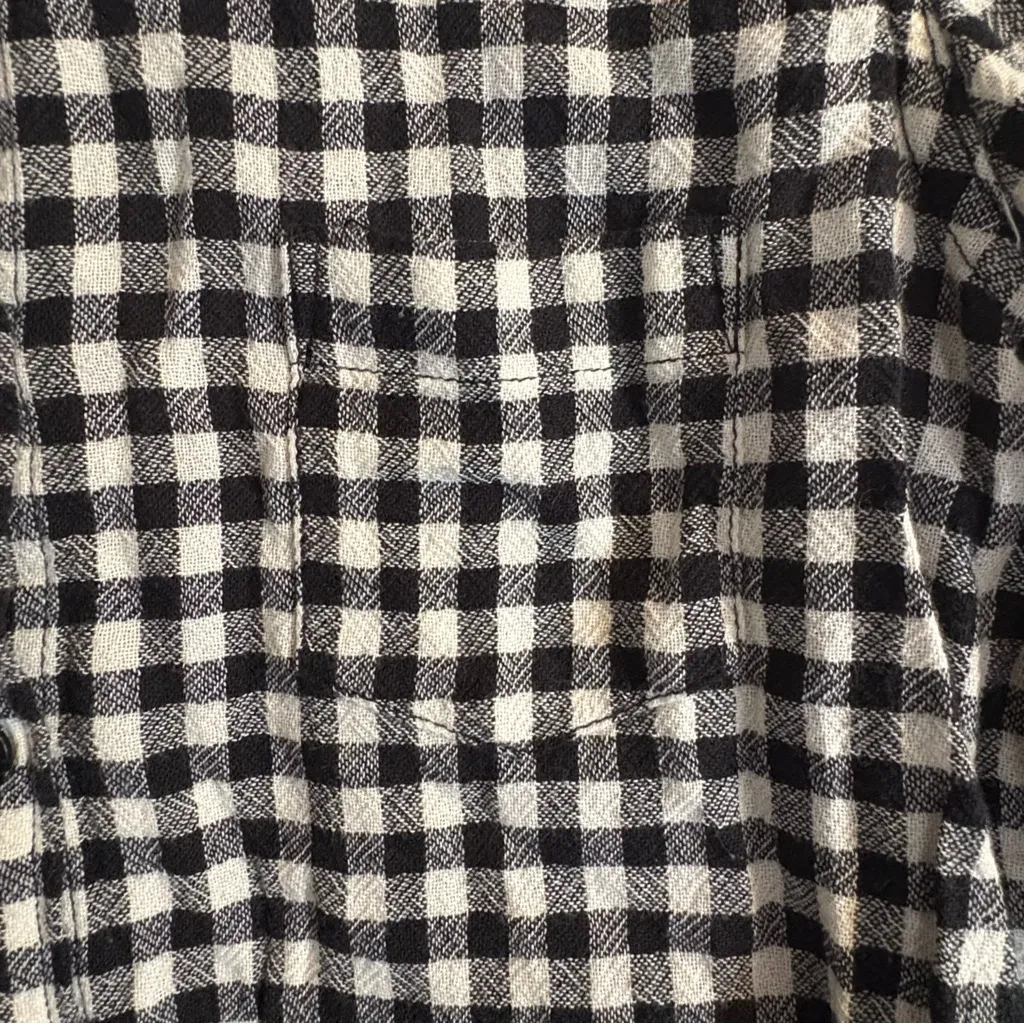 Denim & Supply Button Down Shirt Womens Medium Ralph Lauren Plaid RL Tomboy - Image 3