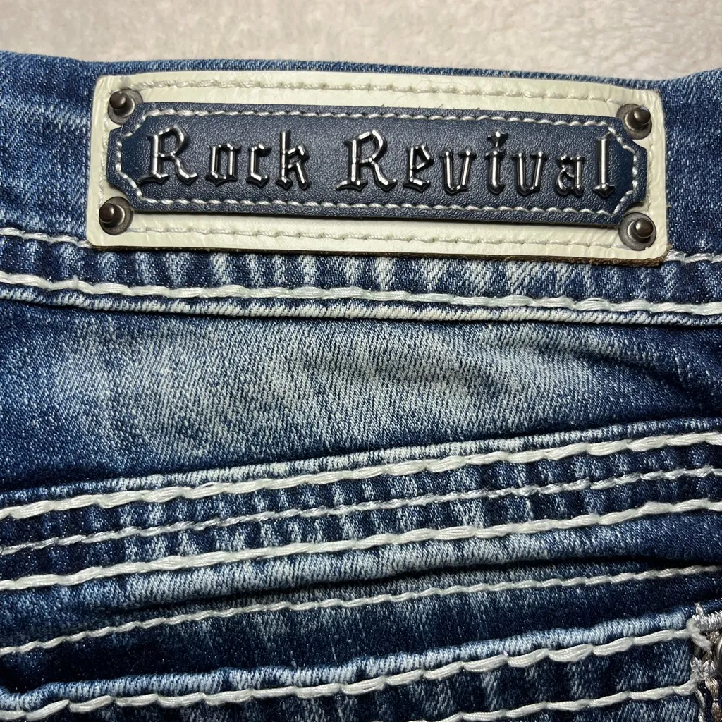 Rock Revival Dianeya Ankle Skinny Jeans, Women’s size 28 - Image 13