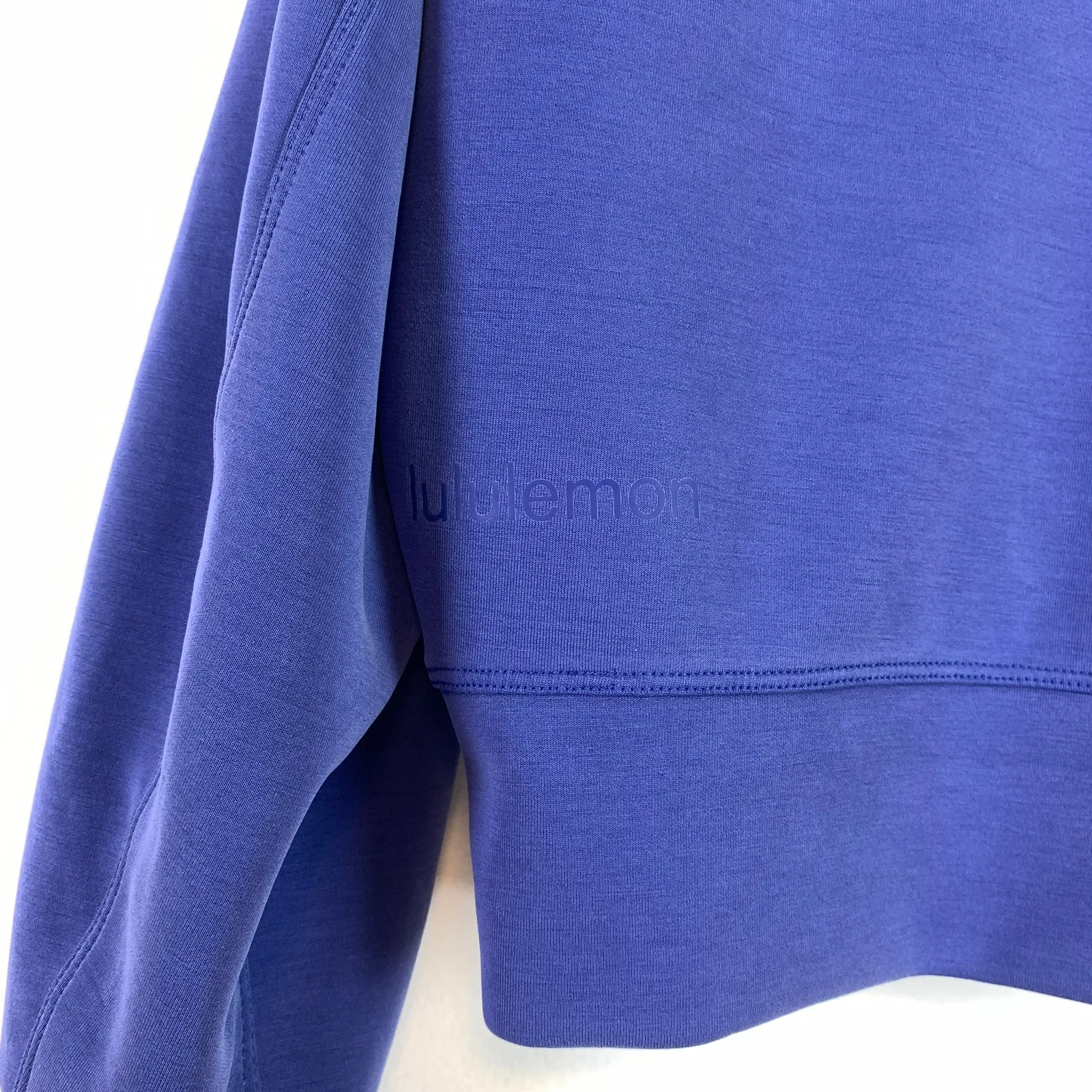 Lululemon Perfectly Oversized Cropped Crew Sweatshirt *Softstreme Psychic Size 2 - Image 6