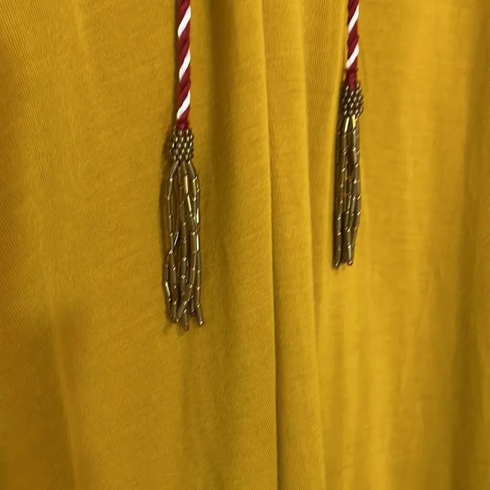 Anthropologie Akemi and kin blouse mustard yellow - Image 3