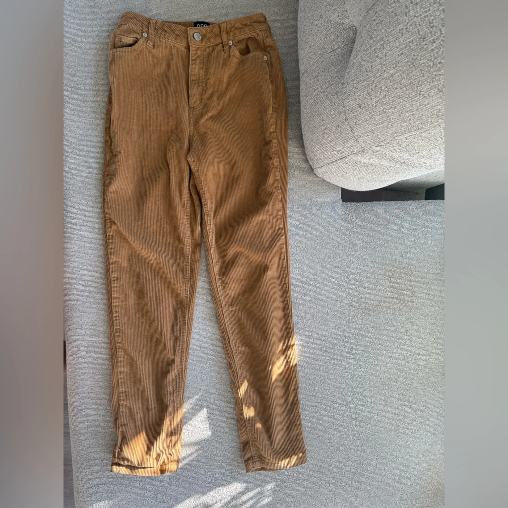 BDG Brown Corduroy Straight Leg Pants - Image 7