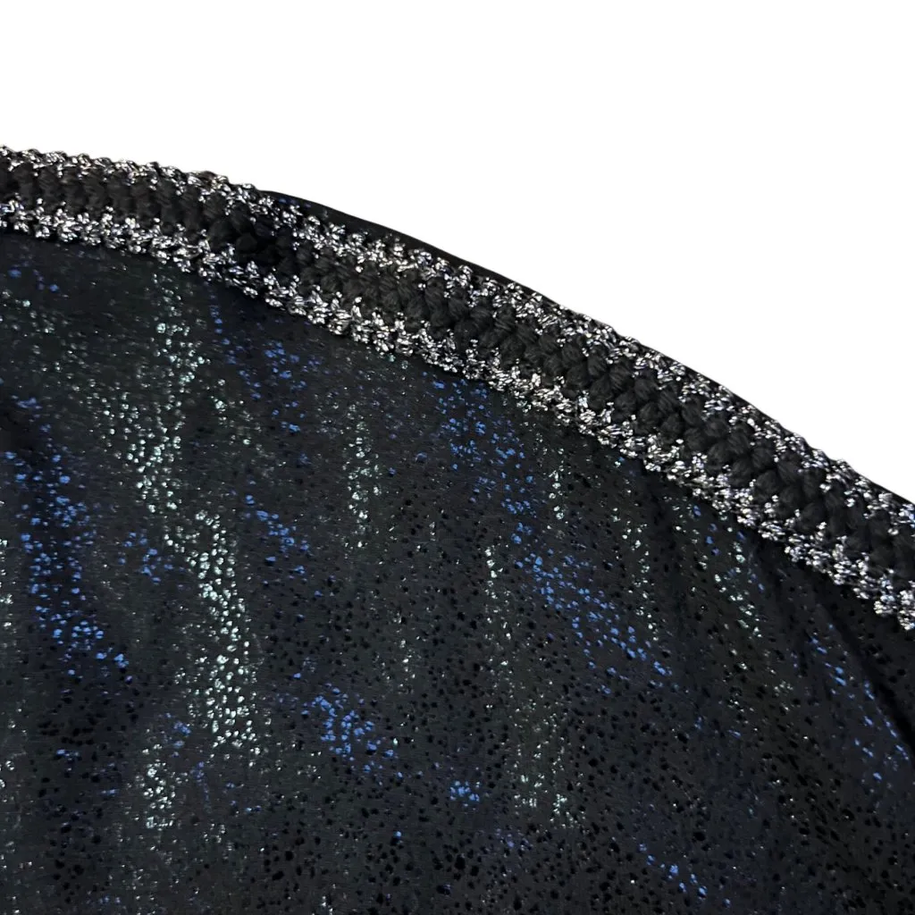 Maurices Top Women's 2X Black Sparkle Shoulders Cap Sleeve Used - Image 6