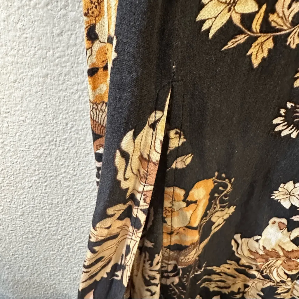 Spell & The Gypsy Rosa Floral Maxi Sundress in Coal Size Medium Black - Image 7