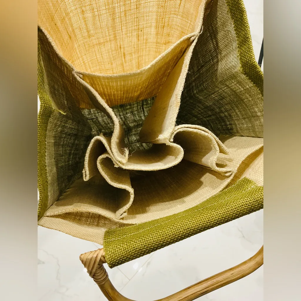 Vine (and other beverage) bottle carrying tote bag 🎋🎋🎋 - Image 3