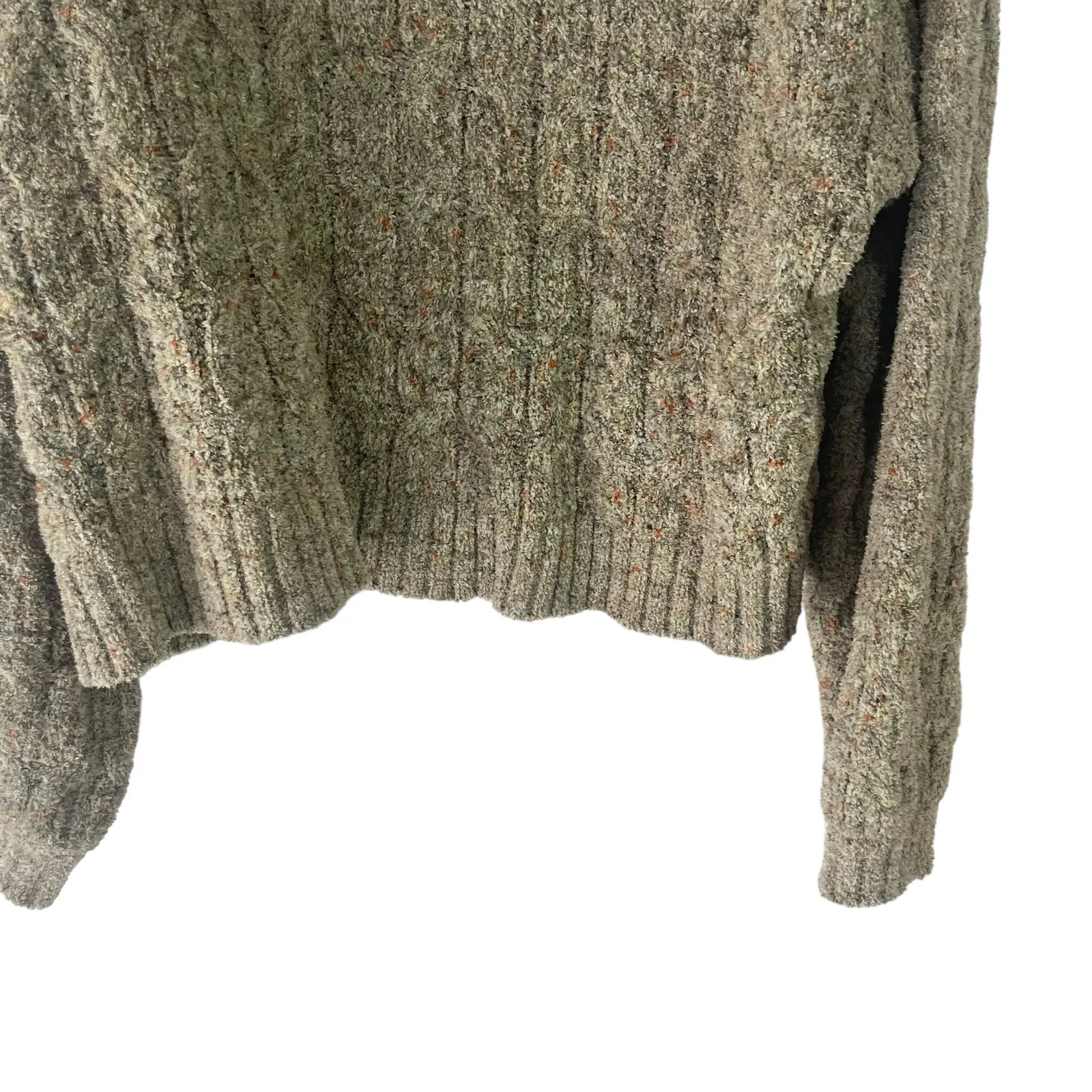 Jessica Simpson Women's‎ Size Medium Speckled Green Soft Sweater - Image 3