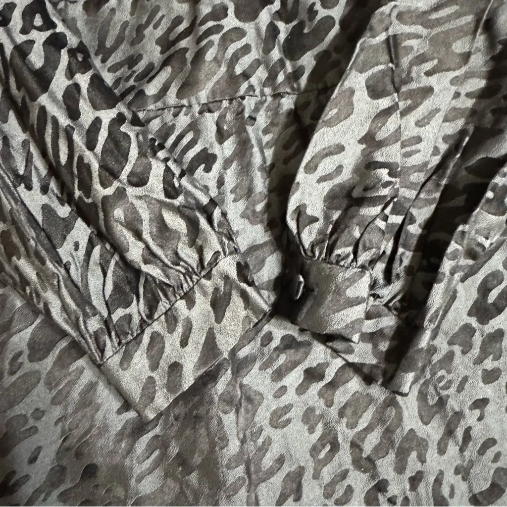 Equipment Leopard Print Silk Blend Dress - Image 9