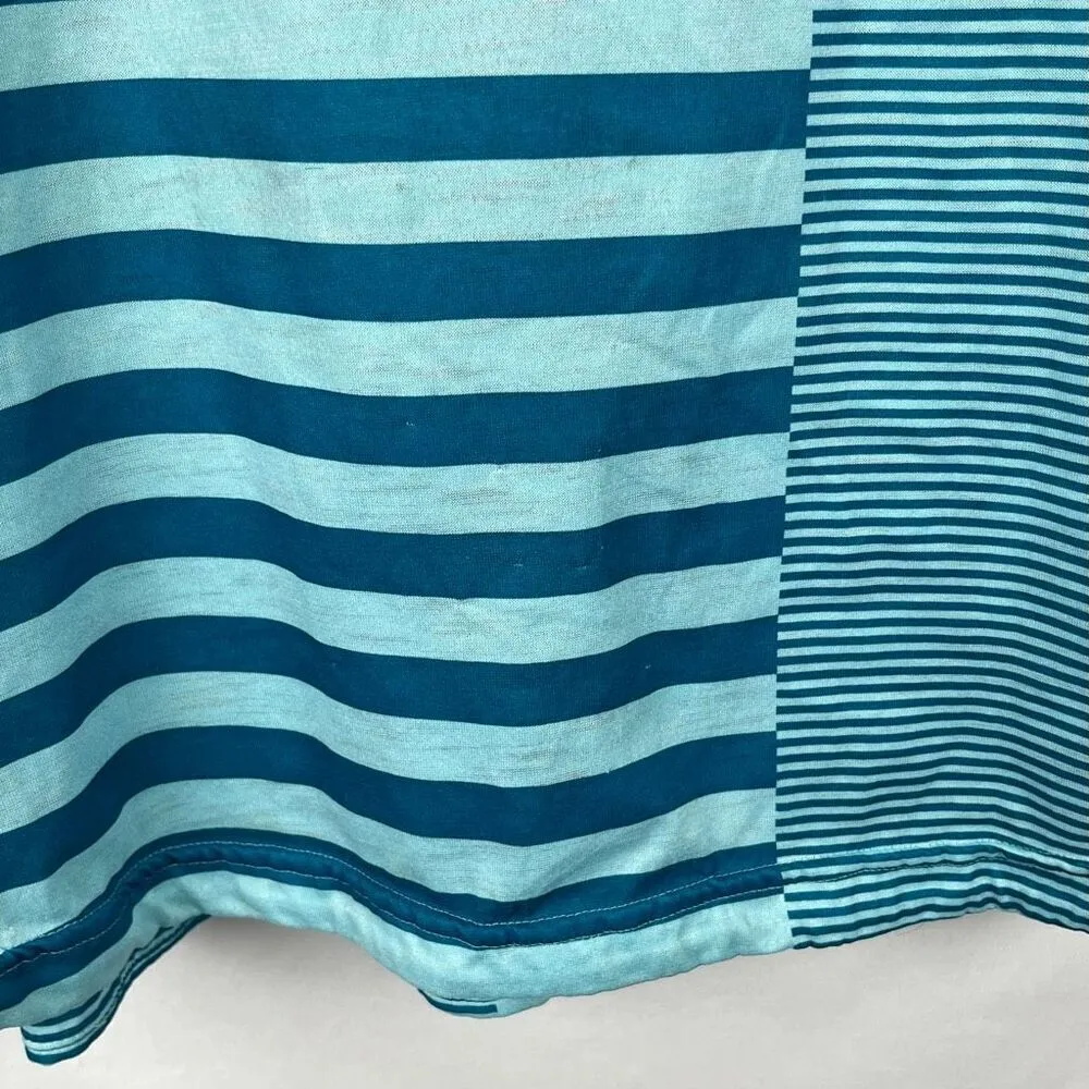 Adidas Striped Active Wear Tank Top Large - Image 2