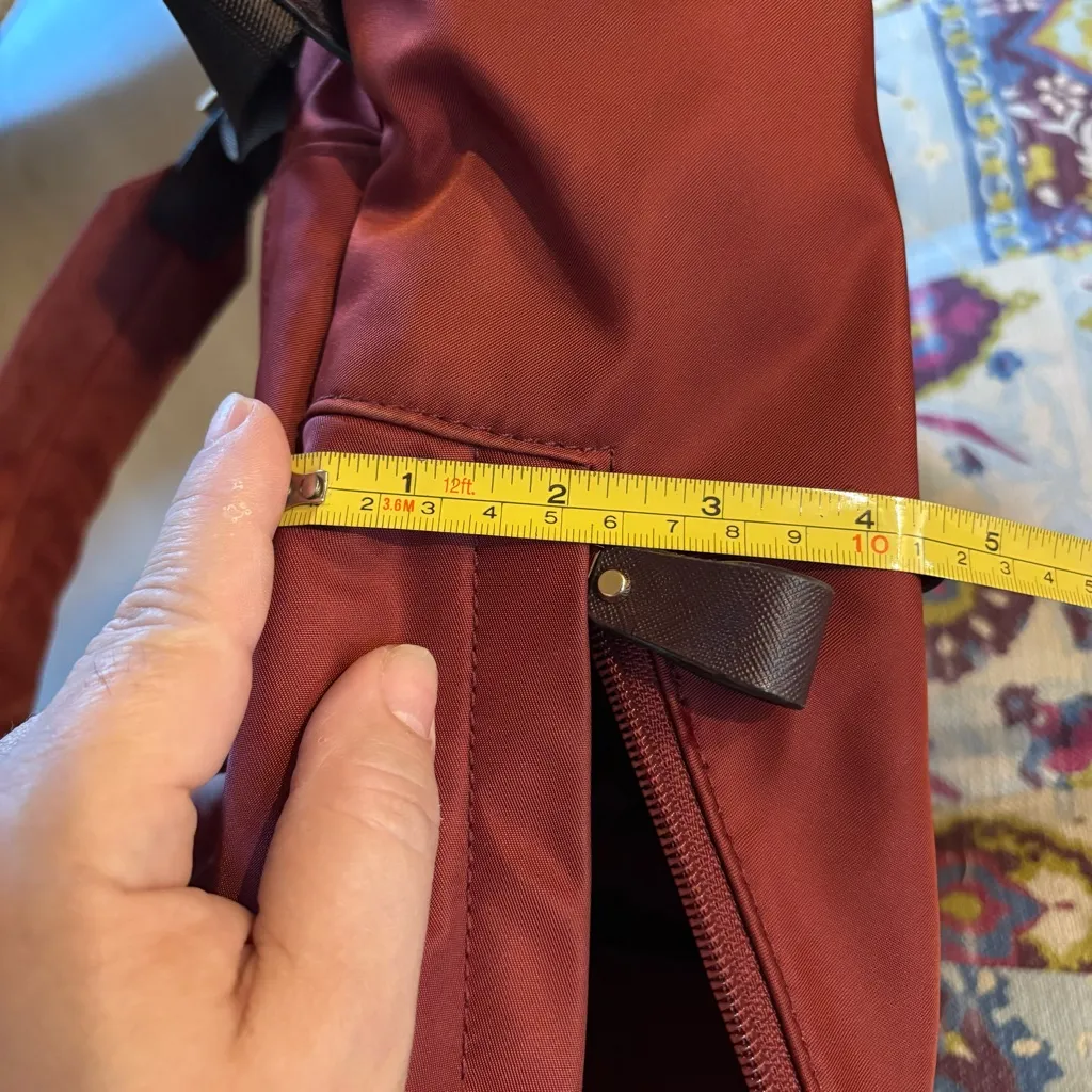 Michael Kors Red Backpack with leather  handle for unisex - Image 13