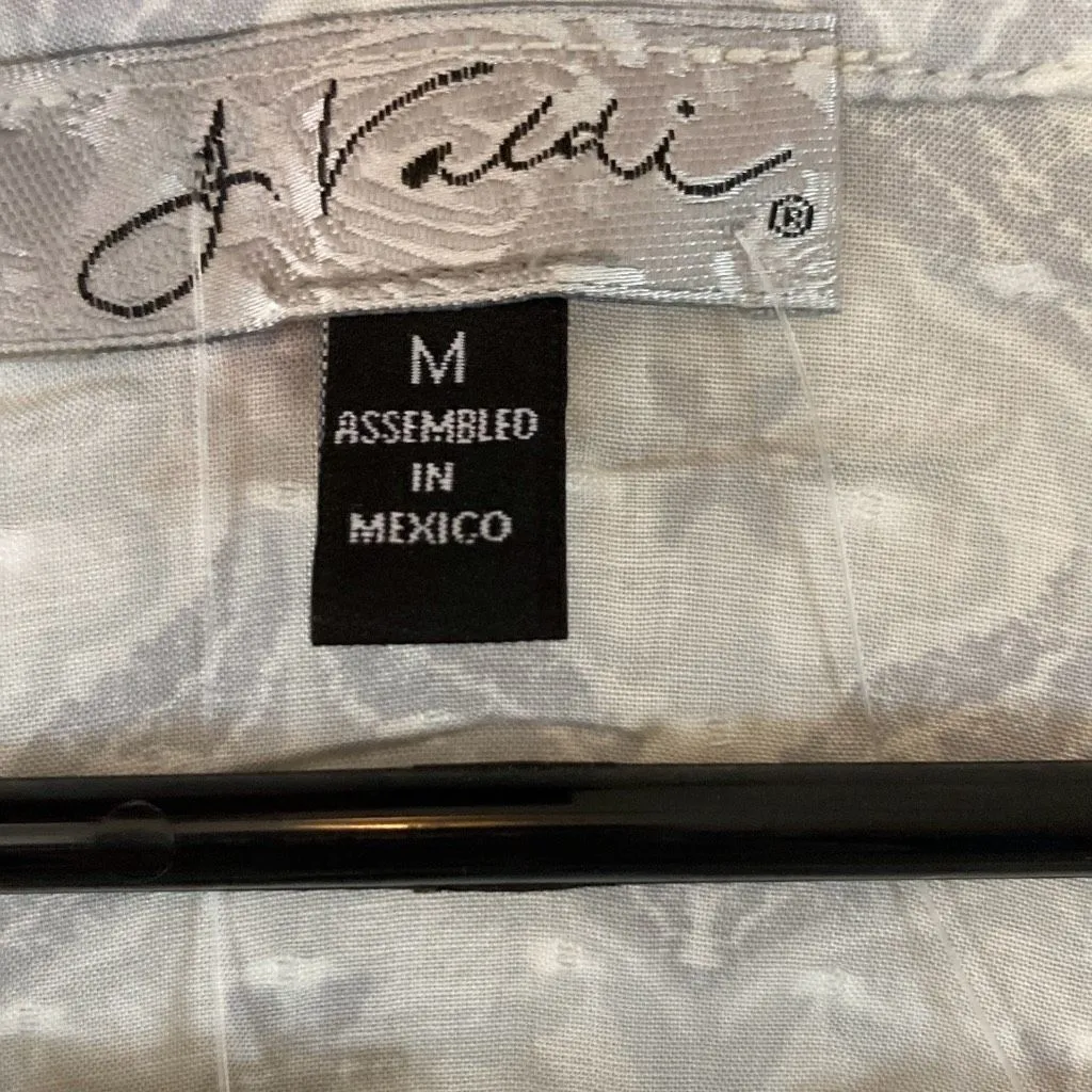 J. Valdi Womens Barcelona Tie Front Midi Shirt Dress Size Medium (M3) NWT‎ White - Image 10