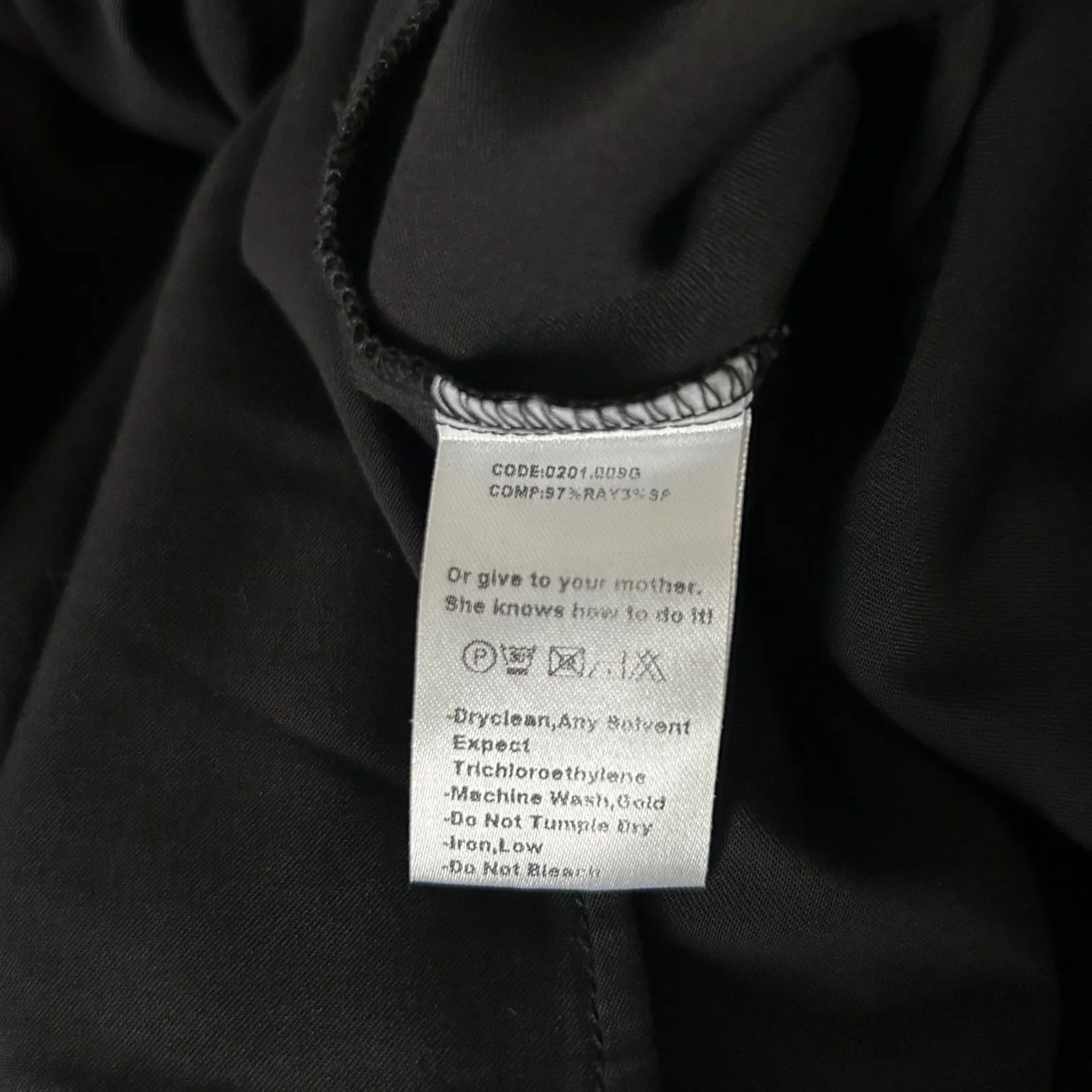 Devotion Twins Black Beaded Feather Trim V Neck Long Sleeve Blouse Size Small - Image 7