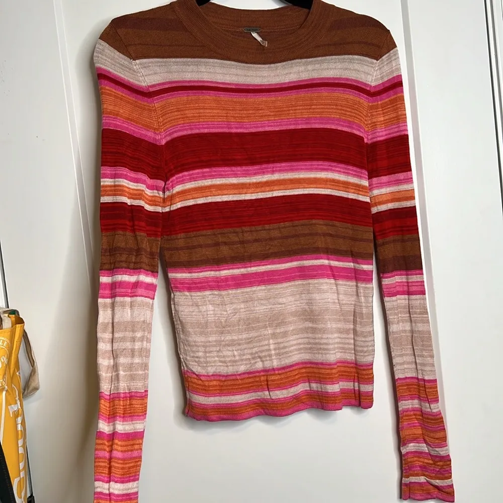 Free People Show Off Your Stripes Pullover Sweater - XS - Image 3