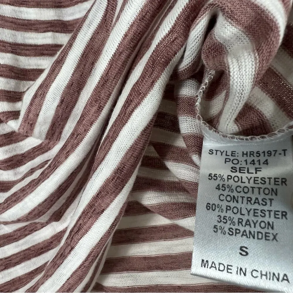 GiGiO Striped Wide Bell Sleeve Cottagecore Prairie Blouse White - Image 7