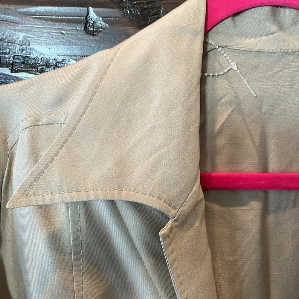 Valentino Spa Silk Blouse Tan Size 10 - Image 5