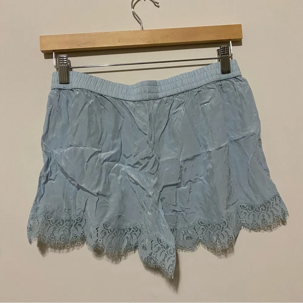 Victorias Secret Baby Blue Viscose Sleep Shorts - Image 3