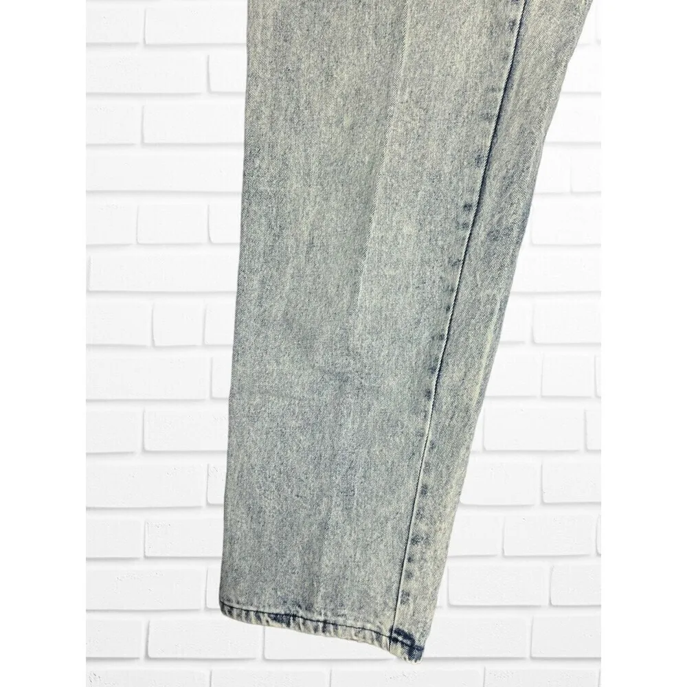 Vintage Women's Size 12 Acid Wash‎ Jeans Pizzazz High Rise Blue - Image 3