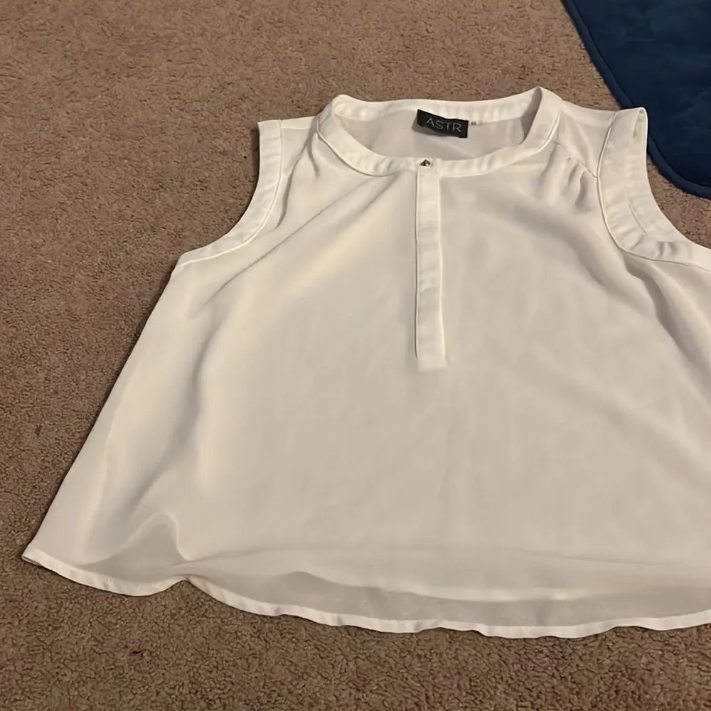 ASTR white blouse xs - Image 4