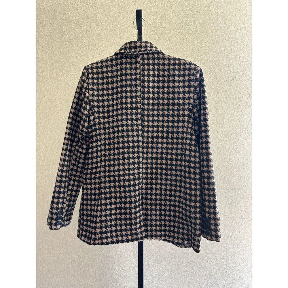 Blank NYC Book Club Blazer in Houndstooth Size S - Image 6