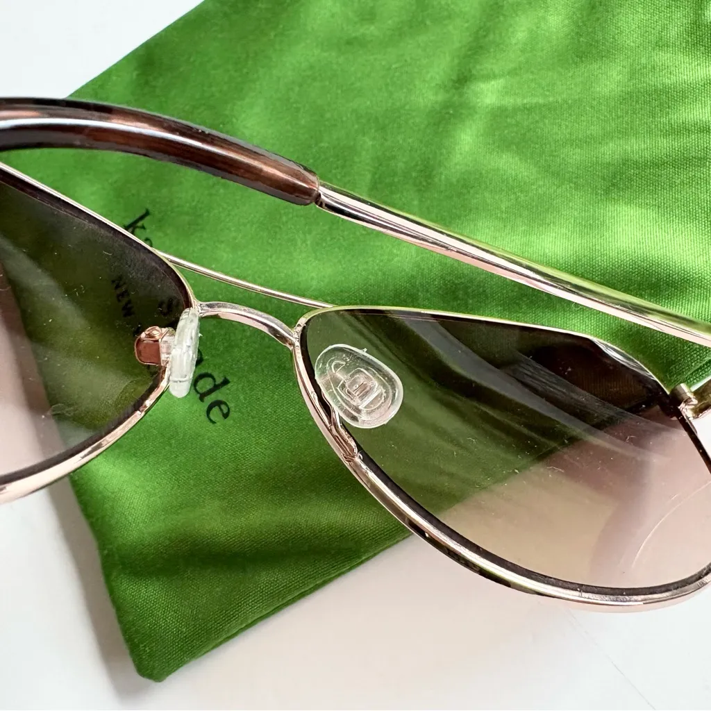 Kate Spade  Emmaline Aviator in Rose Gold TAG - Image 7