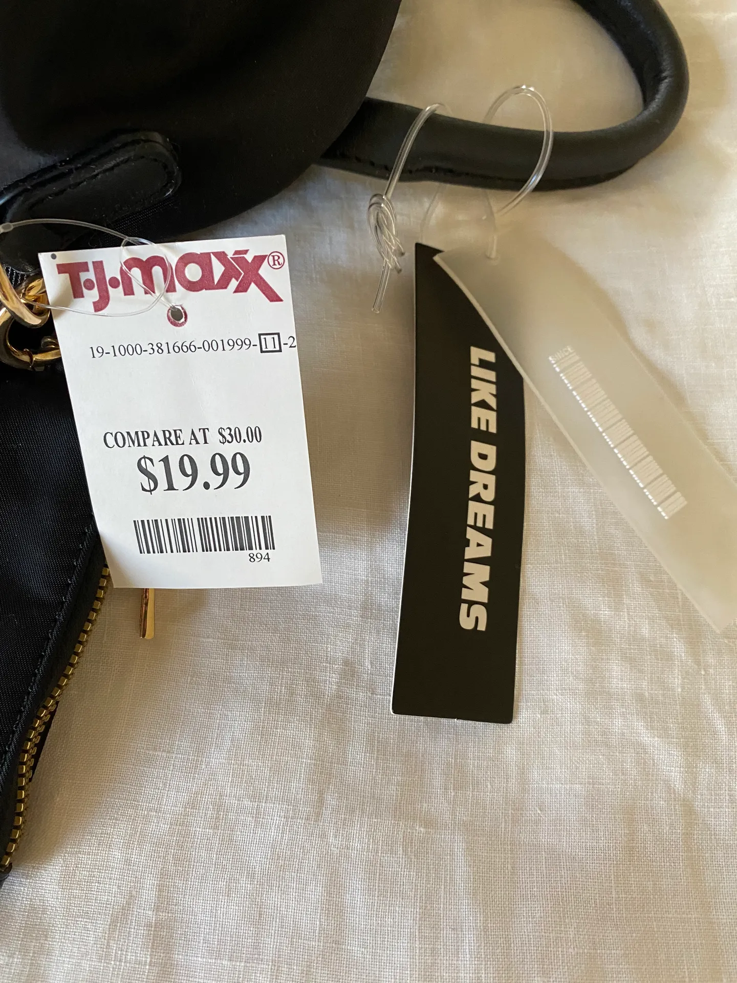 TJ Maxx ‘Like Dreams’ Black Mini Backpack - Image 4