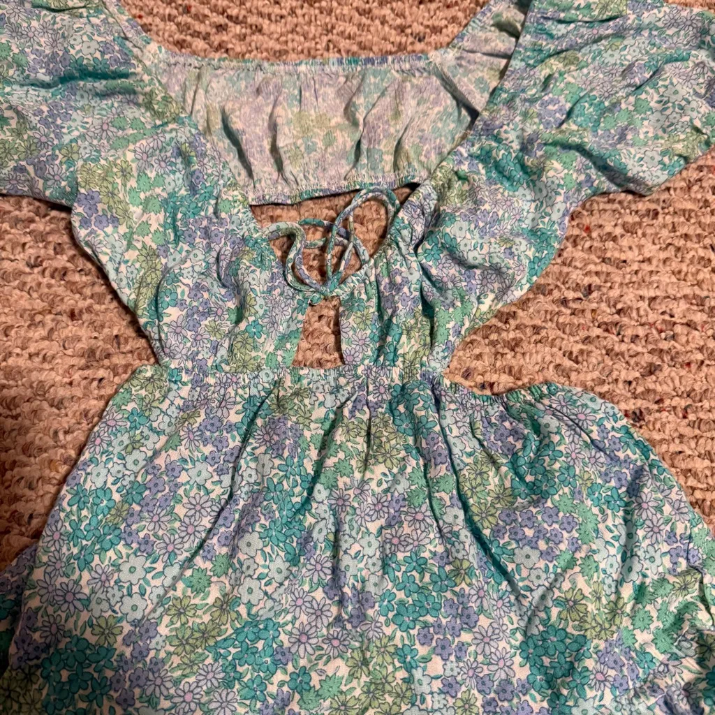 NWT Sundays Floral Open Back Sundress- Size Small - Image 5
