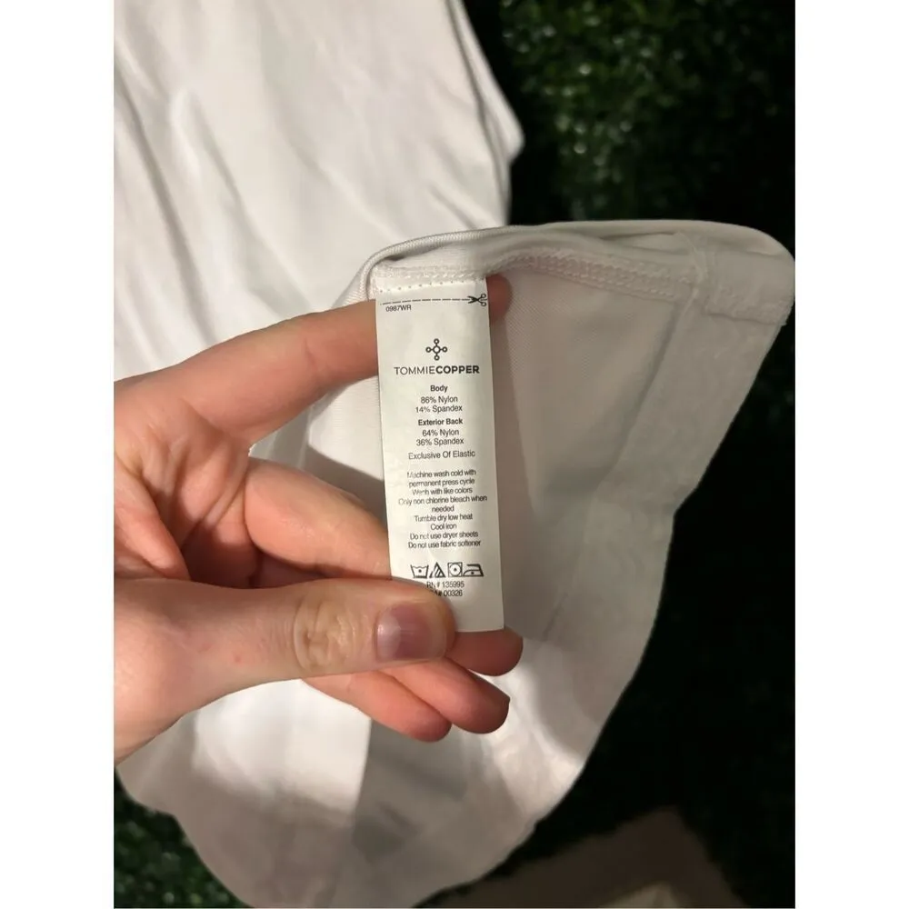 Tommie Copper Women's White Lower Back Support Tank Large NWOT - Image 4