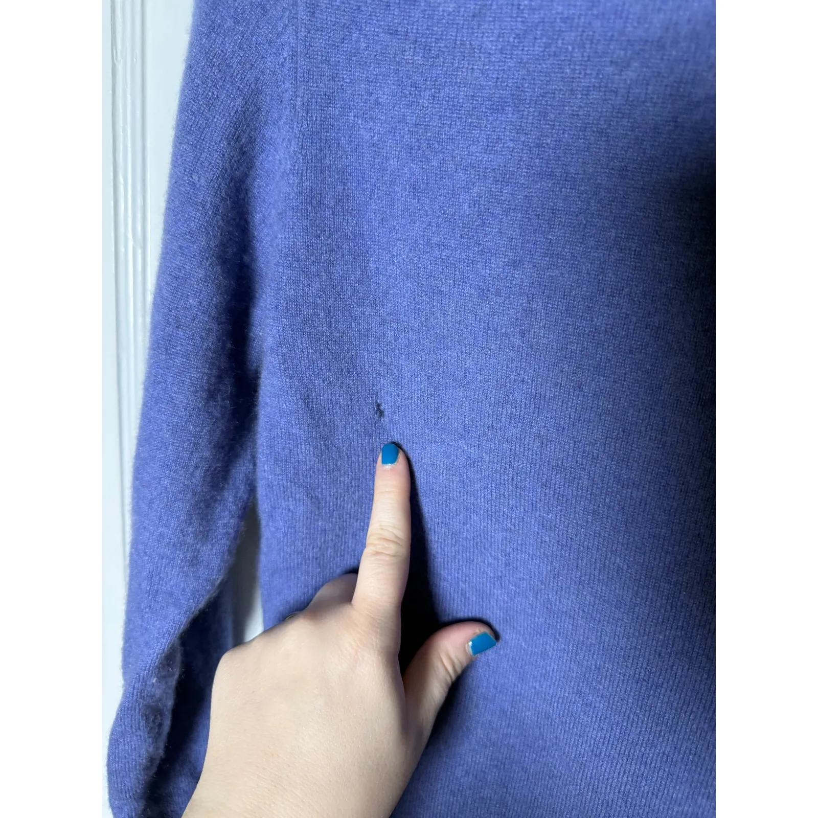 Charter Club Purple Turtleneck Cashmere Pullover Sweater Size Small - Image 3