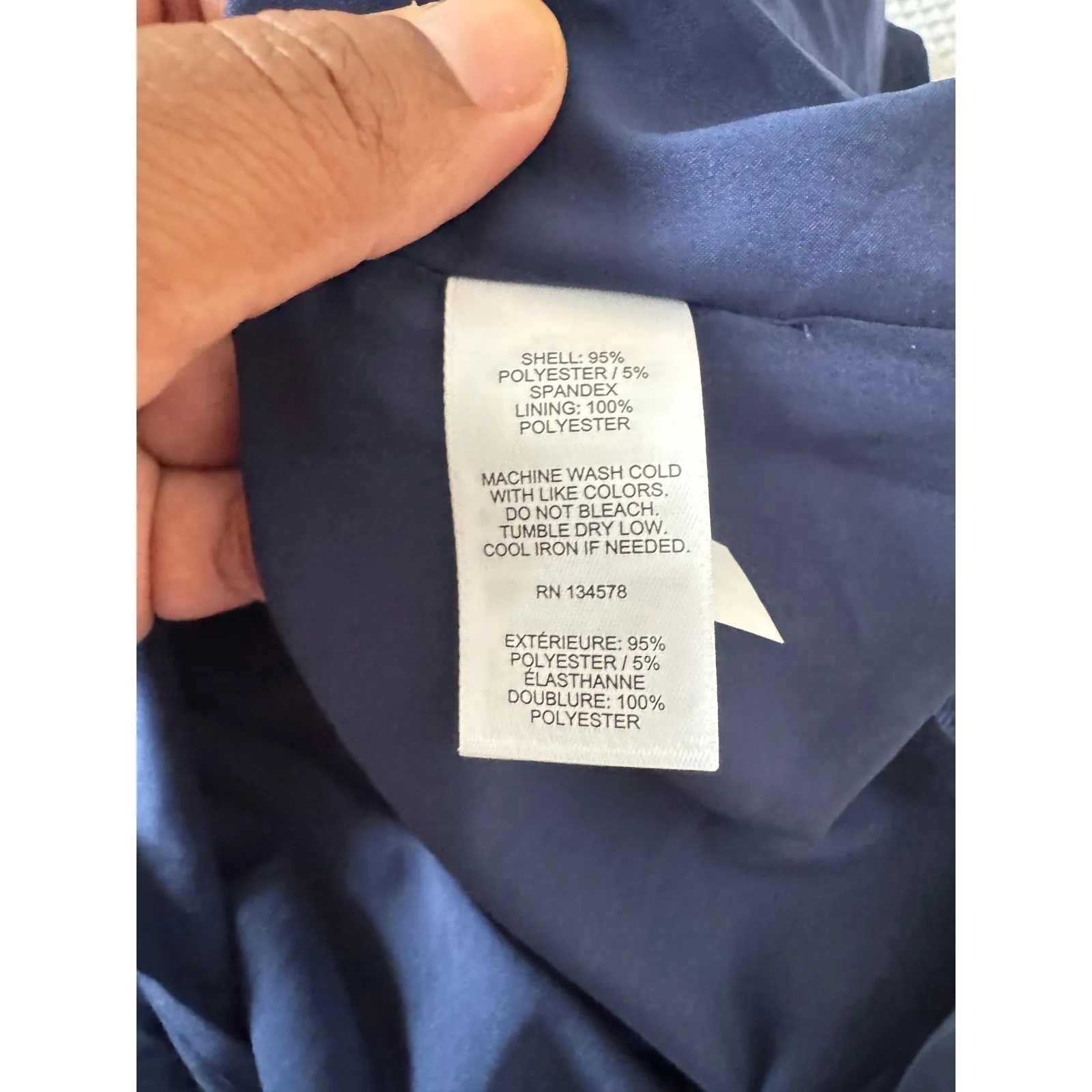 Vineyard Vines Navy Blue Sequin Long Sleeve Tiered Party Dress Women’s - Image 4