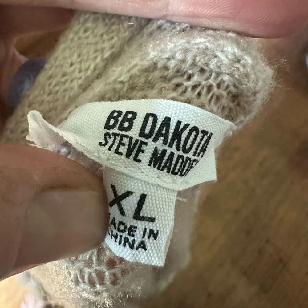 BB Dakota two tone XL cozy Grandpa cardigan with pockets - Image 7