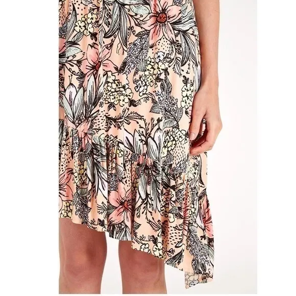 MINKPINK Wattle Wonder 1-shoulder Floral‎ dress - S NWOT - Image 6