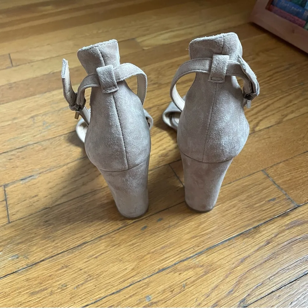 Vince Camuto Tan Heeled Sandals with Ankle Strap - Image 6