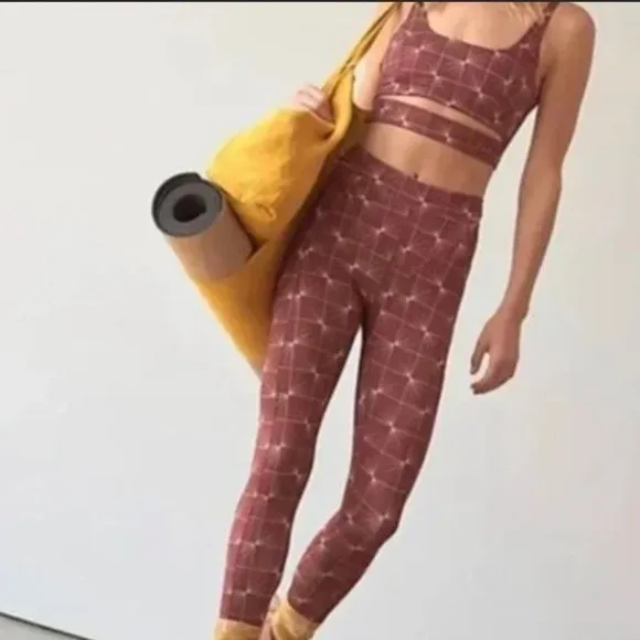 Free People Movement High-rise Cut Out Sneak Peak Printed Leggings - Image 2