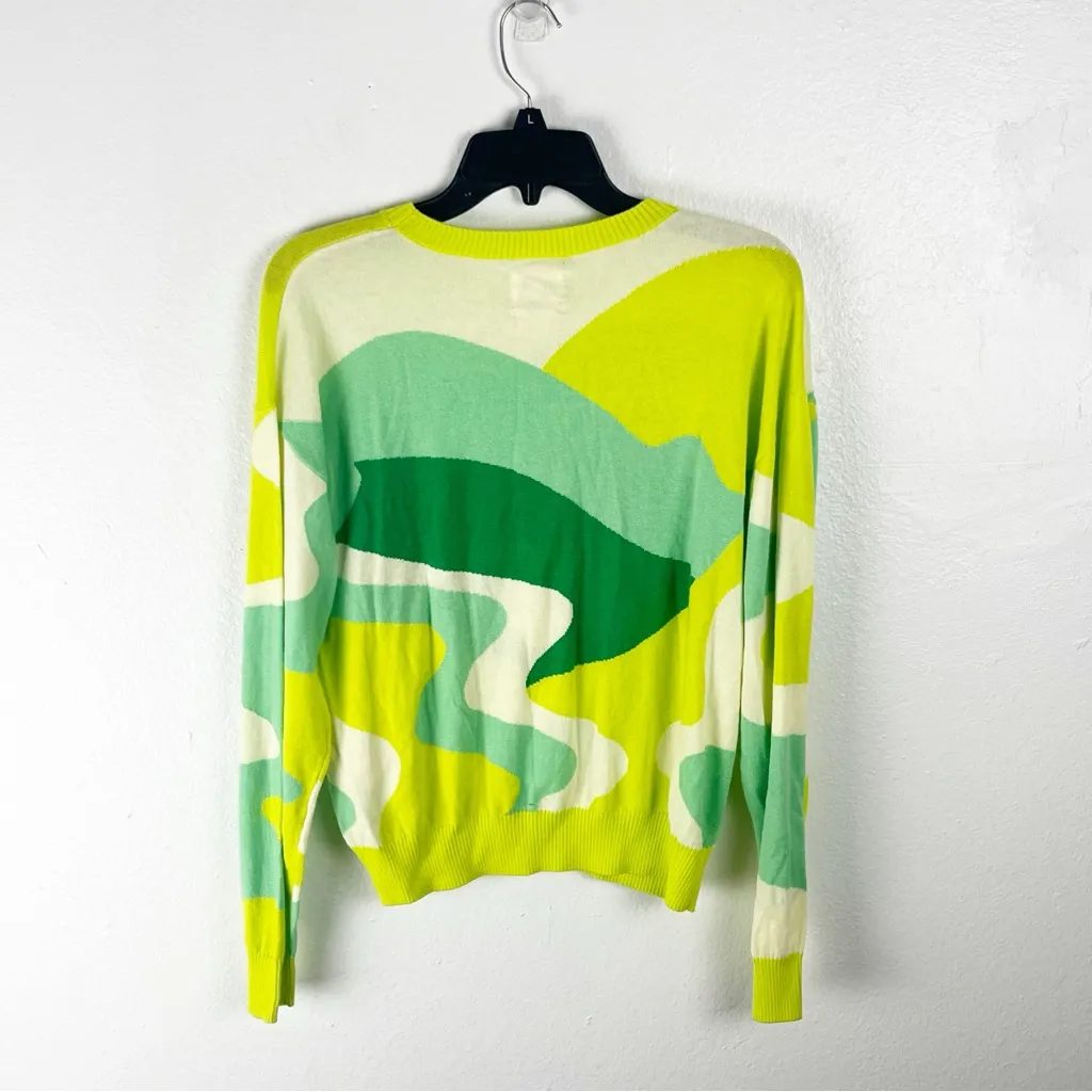 FUTURE COLLECTIVE x ALANI NOELLE Abstract Print Long Sleeves Sweater Size Medium - Image 2
