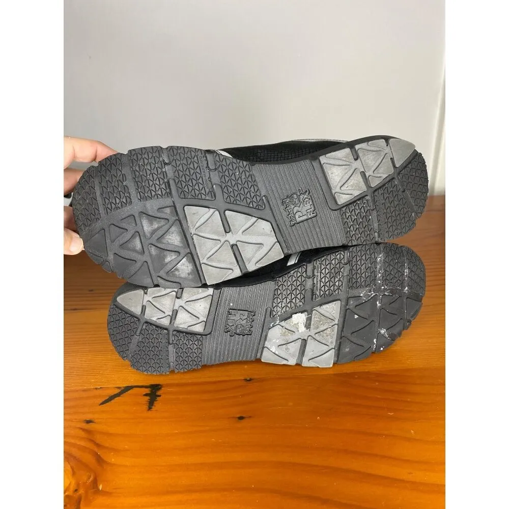 Timberland Pro Radius Composite Safety Toe Work Shoes Size 9 Black & Silver - Image 8