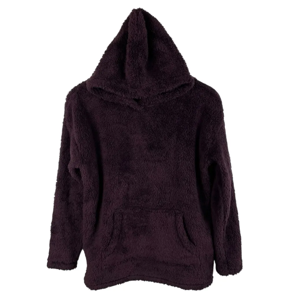 32 Degrees Heat Women's Sherpa Pullover Top Size Small Boysenberry Purple Cozy - Image 2