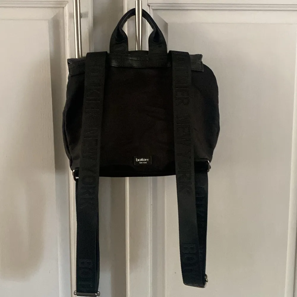 Botkier New York Trigger Nylon & Pebbled Logo Strap Multi-Function Backpack - Image 8