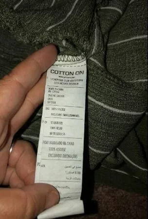 olive green stripes romper S jumpsuit belt - Image 6