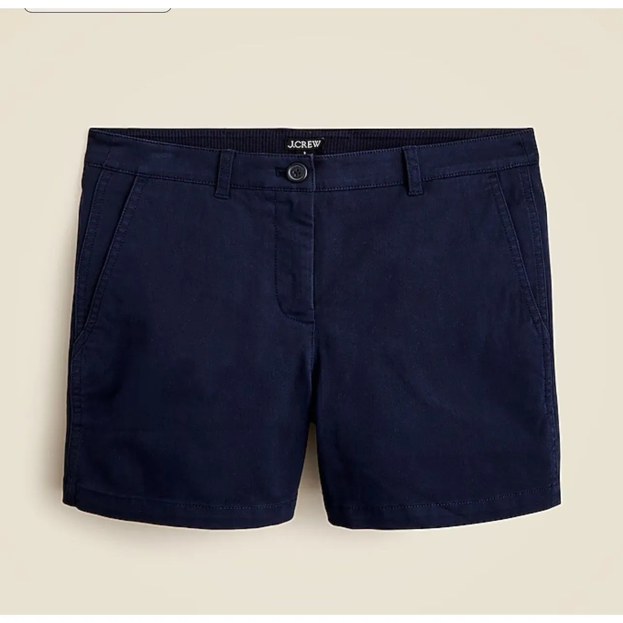 J.CREW 4" Heritage Chino Short Size 4 Navy Blue NEW Preppy Coastal Casual CI577 - Image 16