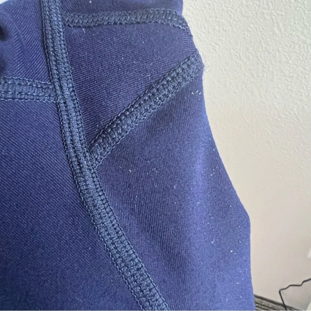 GAP Fit Butterfly Navy Active Pants Legging Workout Tights Large Regular - Image 5