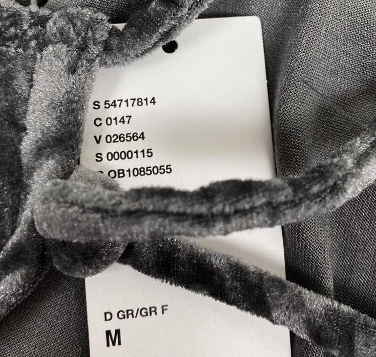 Crushed Velvet Backless Bodysuit Size M NEW WITHOUT TAGS - Image 3