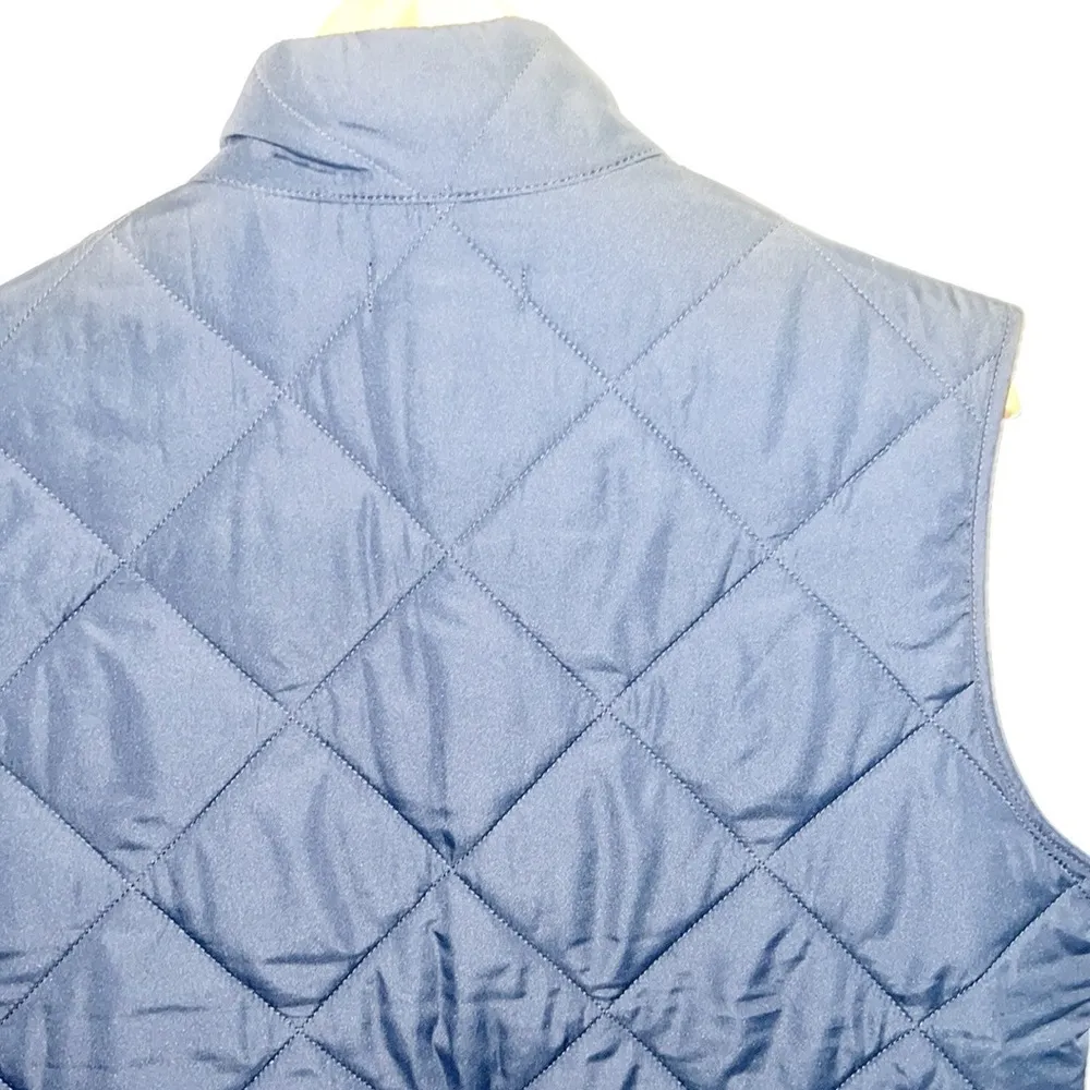 J. Crew Mercantile 100% Polyester Navy Blue Quilted Women’s Vest - Image 11