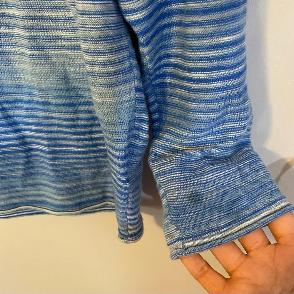 Vince Blue Ombre Lightweight Sweater Top Size Small - Image 3