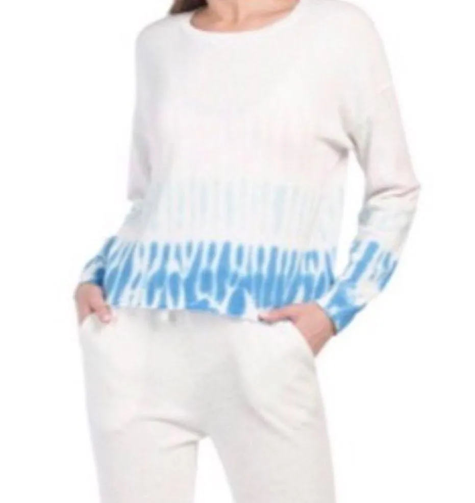 Splendid Tie Dye Loungewear Top Long Sleeve Sweatshirt Size M NWT $148 - Image 10