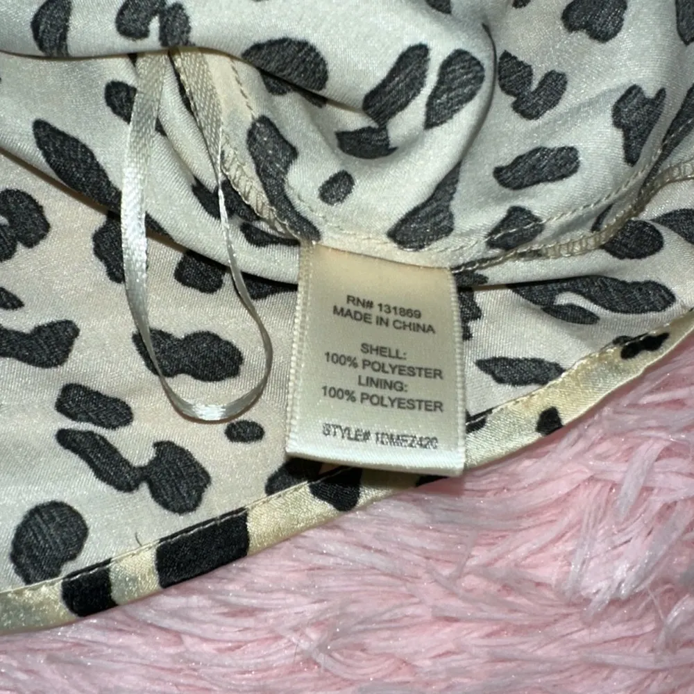 NWT thirty thirty Y2K Cheetah Leopard Print Bow Camisole Tank Top Medium - Image 6